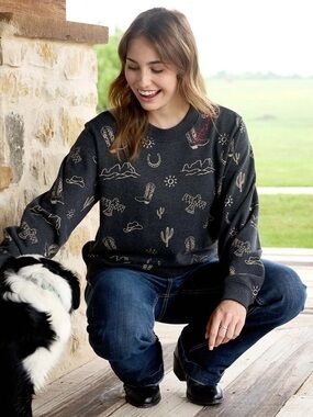 Ariat Western Cowgirl Essential Crew Sweatshirt